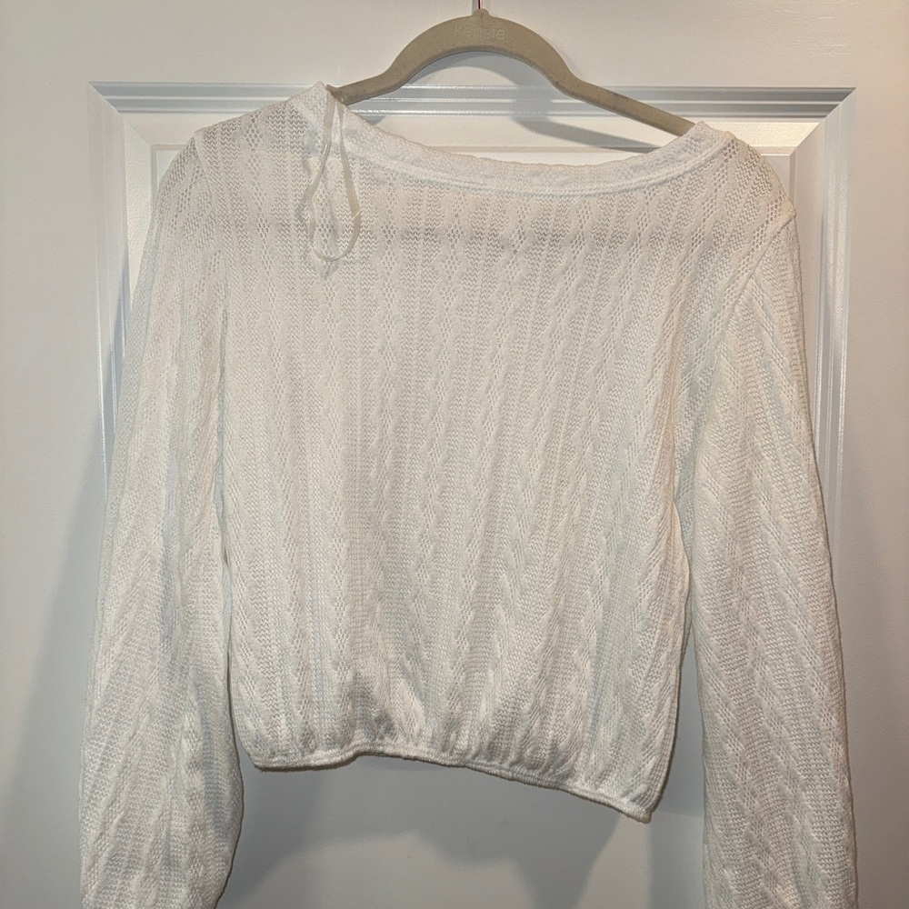 Altard State White Knit Sweater